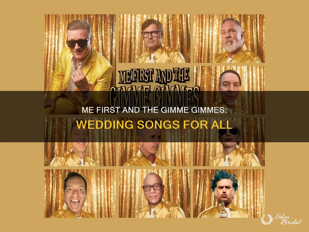 me first and the gimme gimmes wedding songs