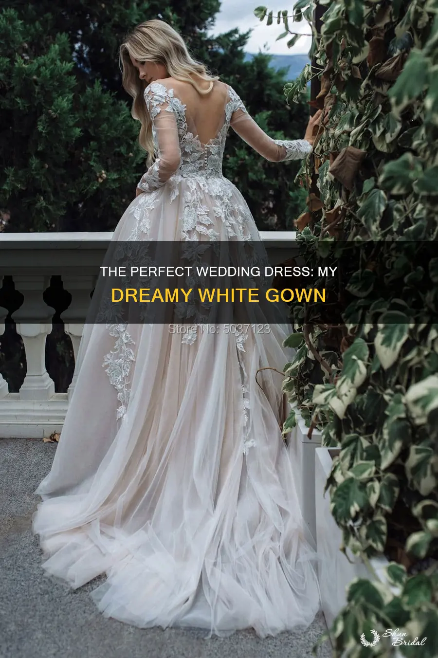 me in a wedding dress