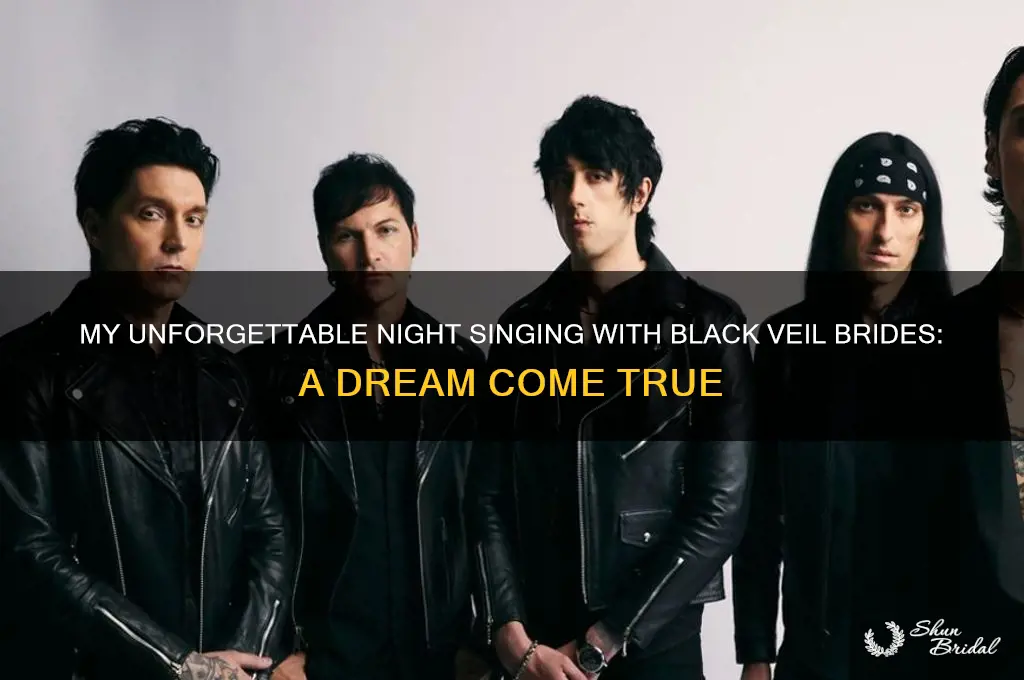 me singing with black veil brides
