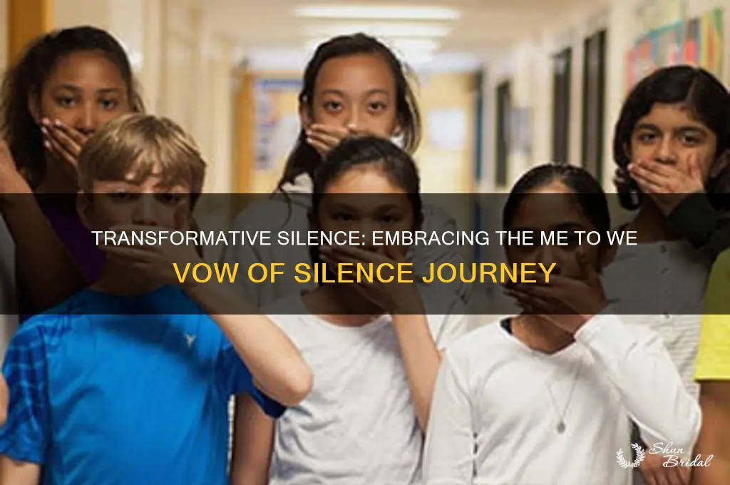 me to we vow of silence
