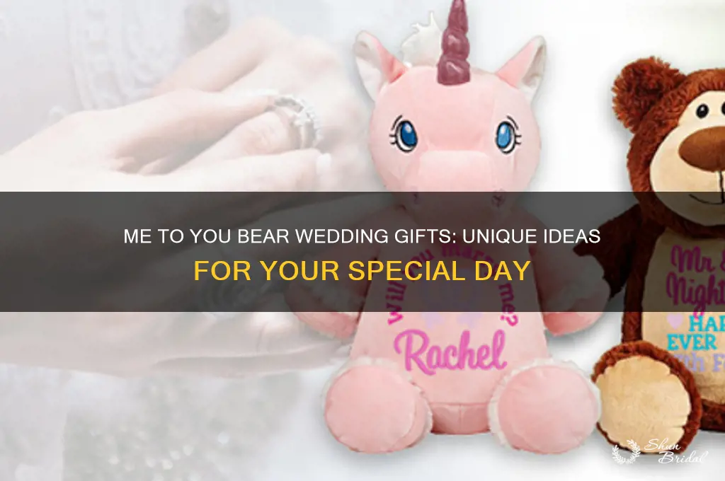 me to you bear wedding gifts