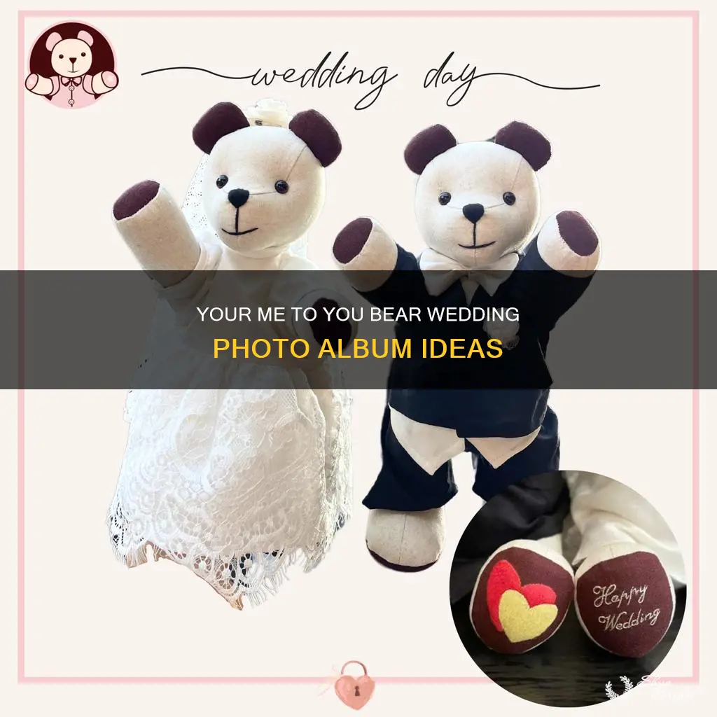 me to you bear wedding photo album