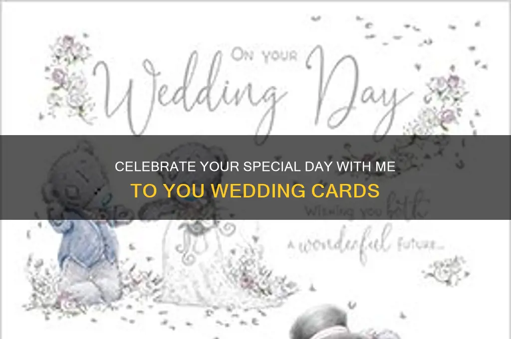 me to you wedding day cards