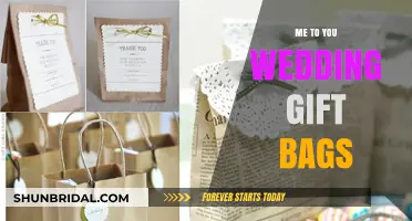 Thoughtful Me to You Wedding Gift Bags: Perfect Favors for Guests