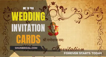 Invitation Etiquette: 'Me to You' Wedding Cards