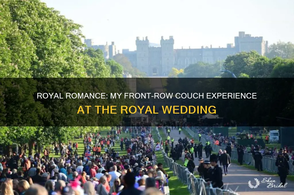 me watching the royal wedding