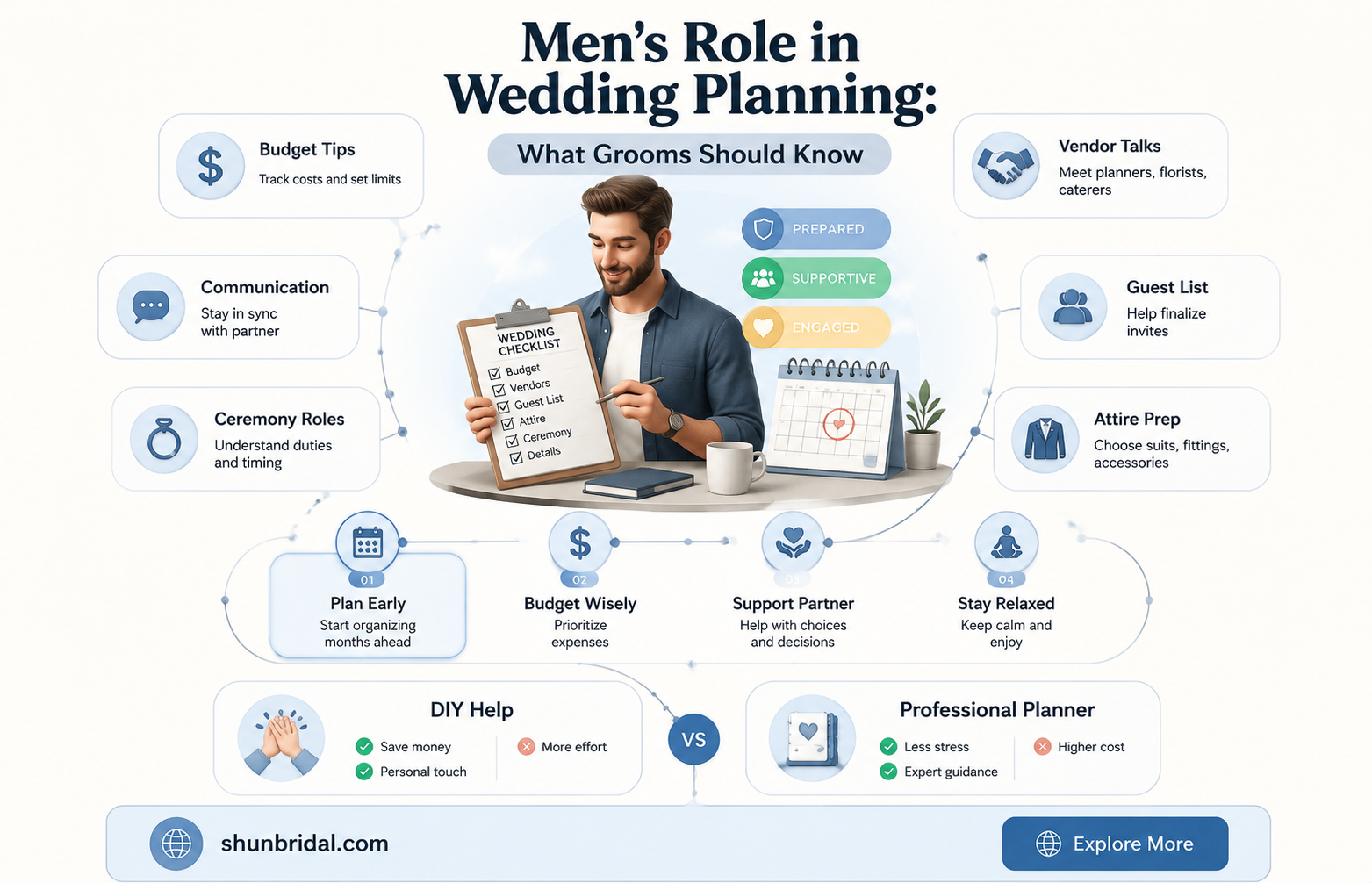 are men involved in wedding planning