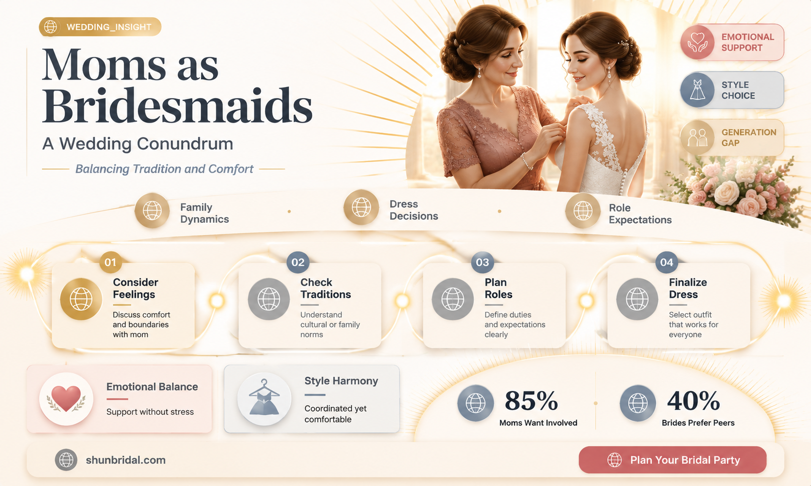 are moms bridesmaids