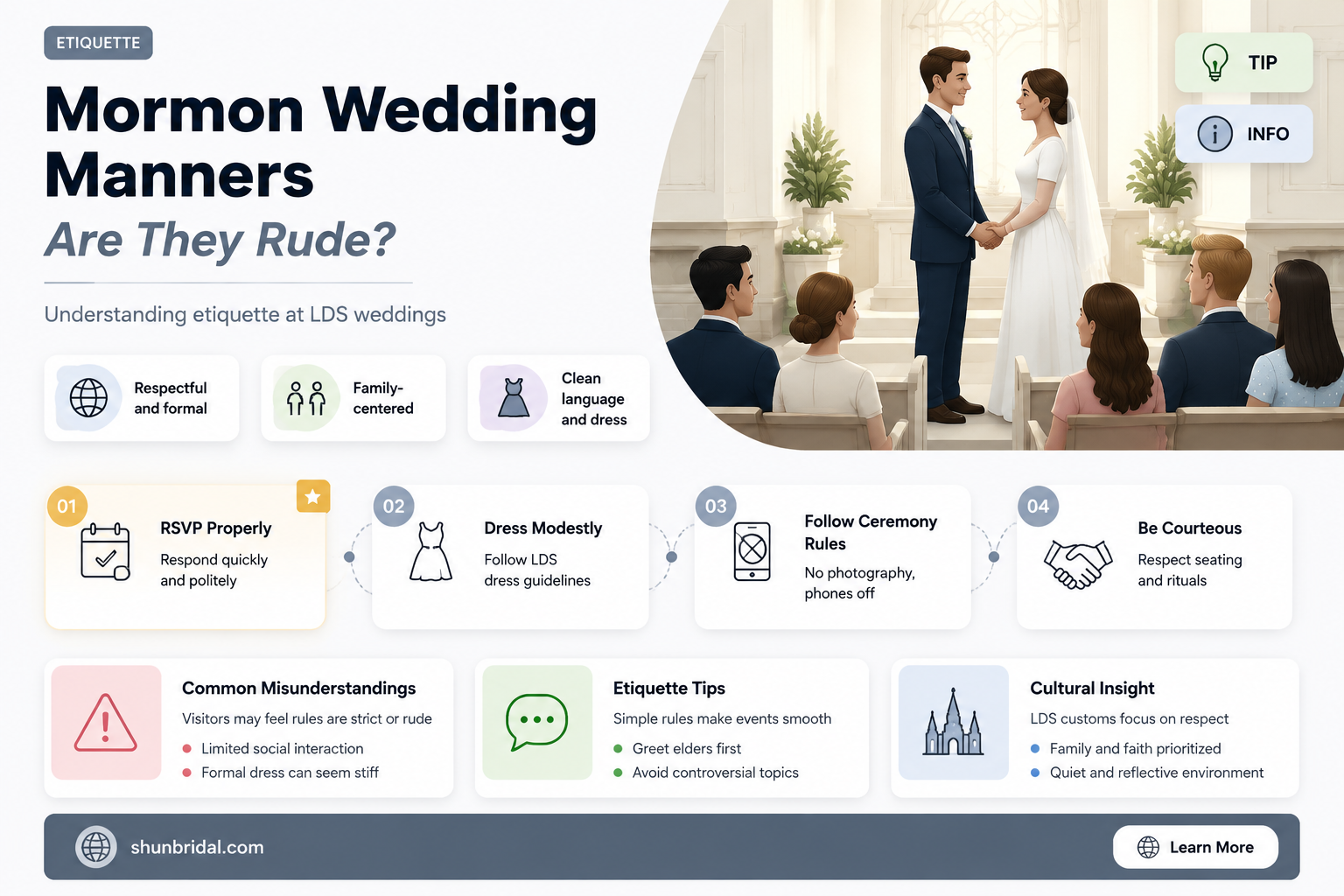 are mormon weddings rude