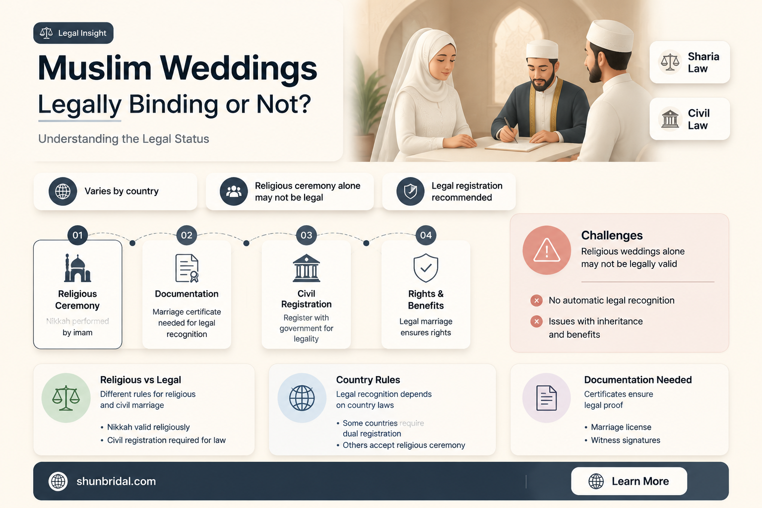 are muslim weddings legal