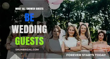 Shower Guests vs. Wedding Guests: Who Makes the Cut?