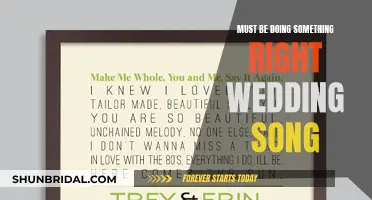 Wedding Song: 'Must Be Doing Something Right