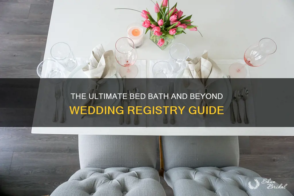 must have bed bath and beyond wedding registry items