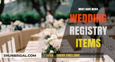 Groom's Guide: Wedding Registry Must-Haves