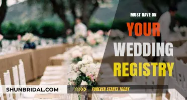The Wedding Registry: Essentials for Your New Life