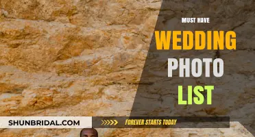 Essential Wedding Photo List for Your Big Day