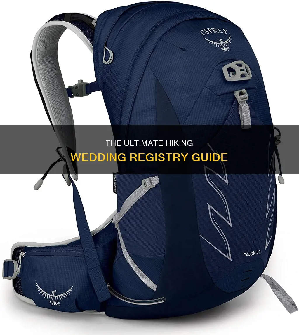 must have wedding registry items hikers