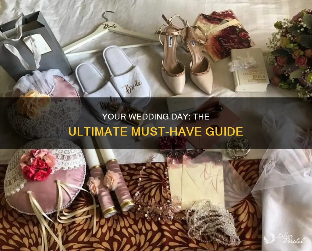 must haves your wedding you need