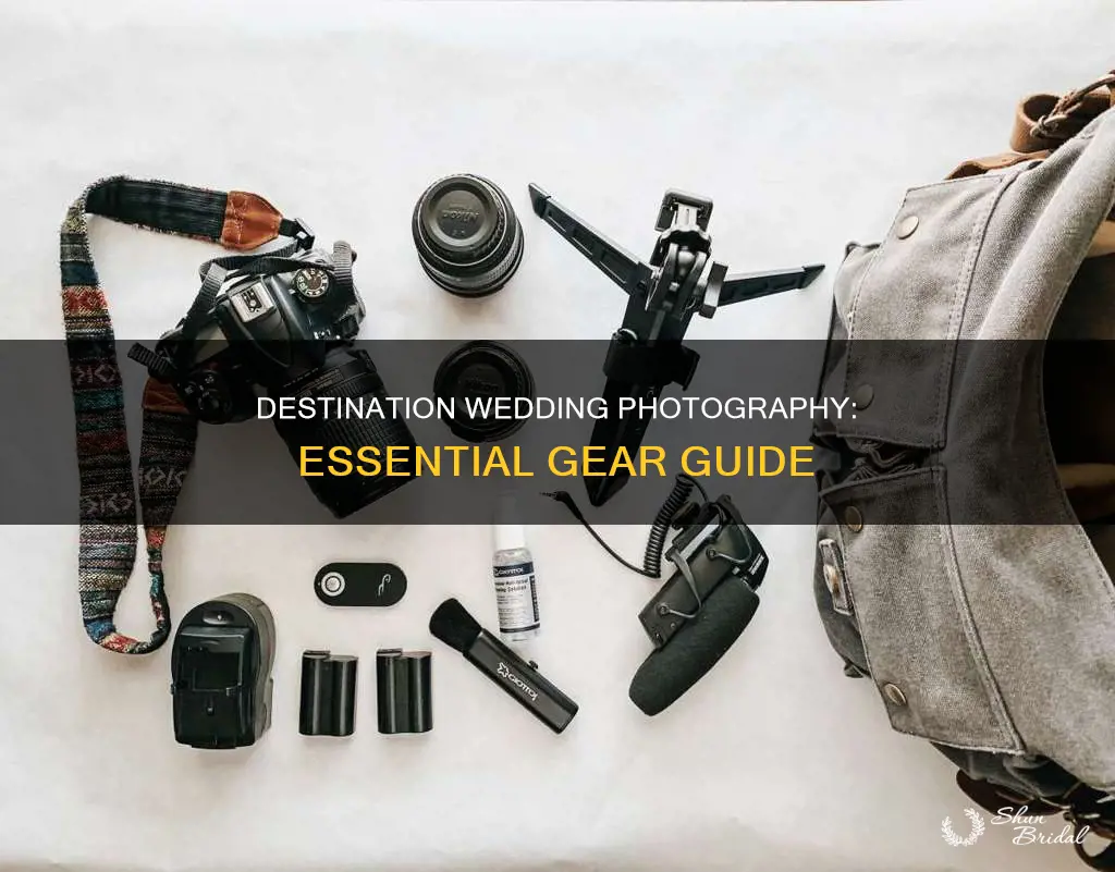 must photography gear for destination wedding