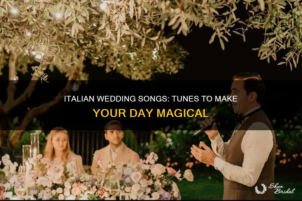 must play italian wedding songs