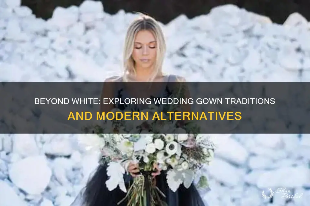 must wedding gown be white