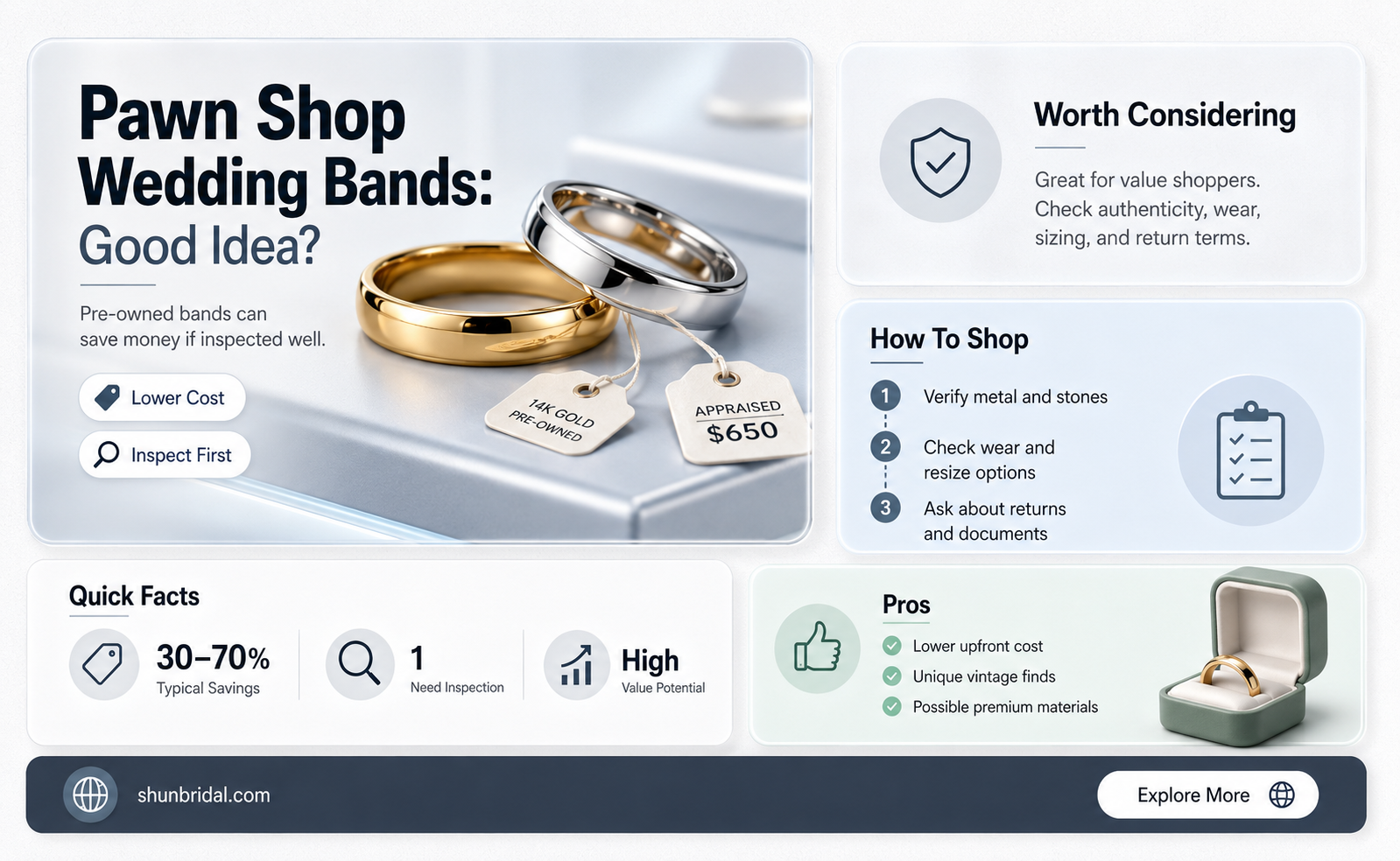 are pawn shops a good place to buy wedding bands