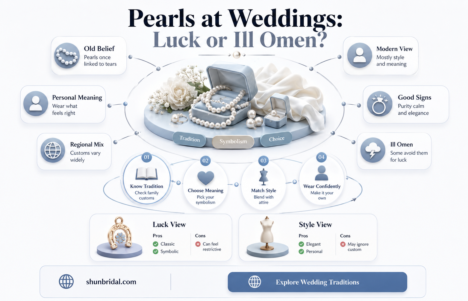 are pearls bad luck for a wedding