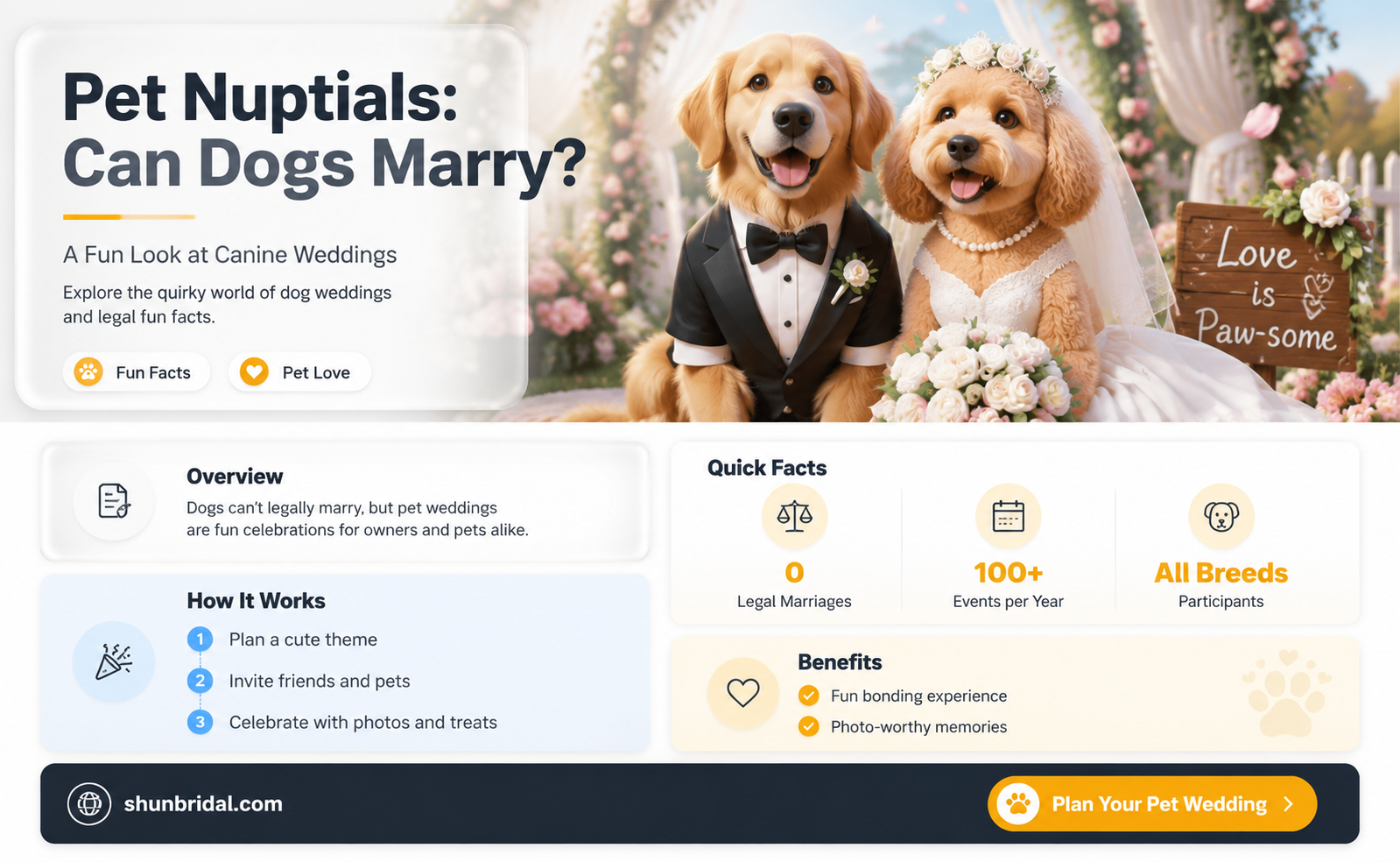 are dog weddings allowed