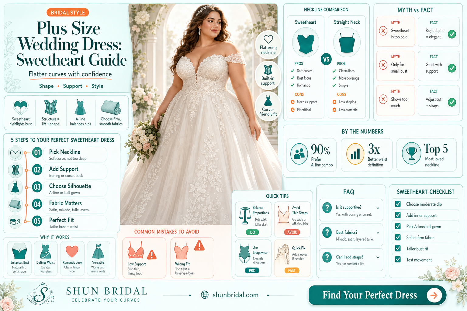 a-line sweetheart cap sleeve plus size wedding dress