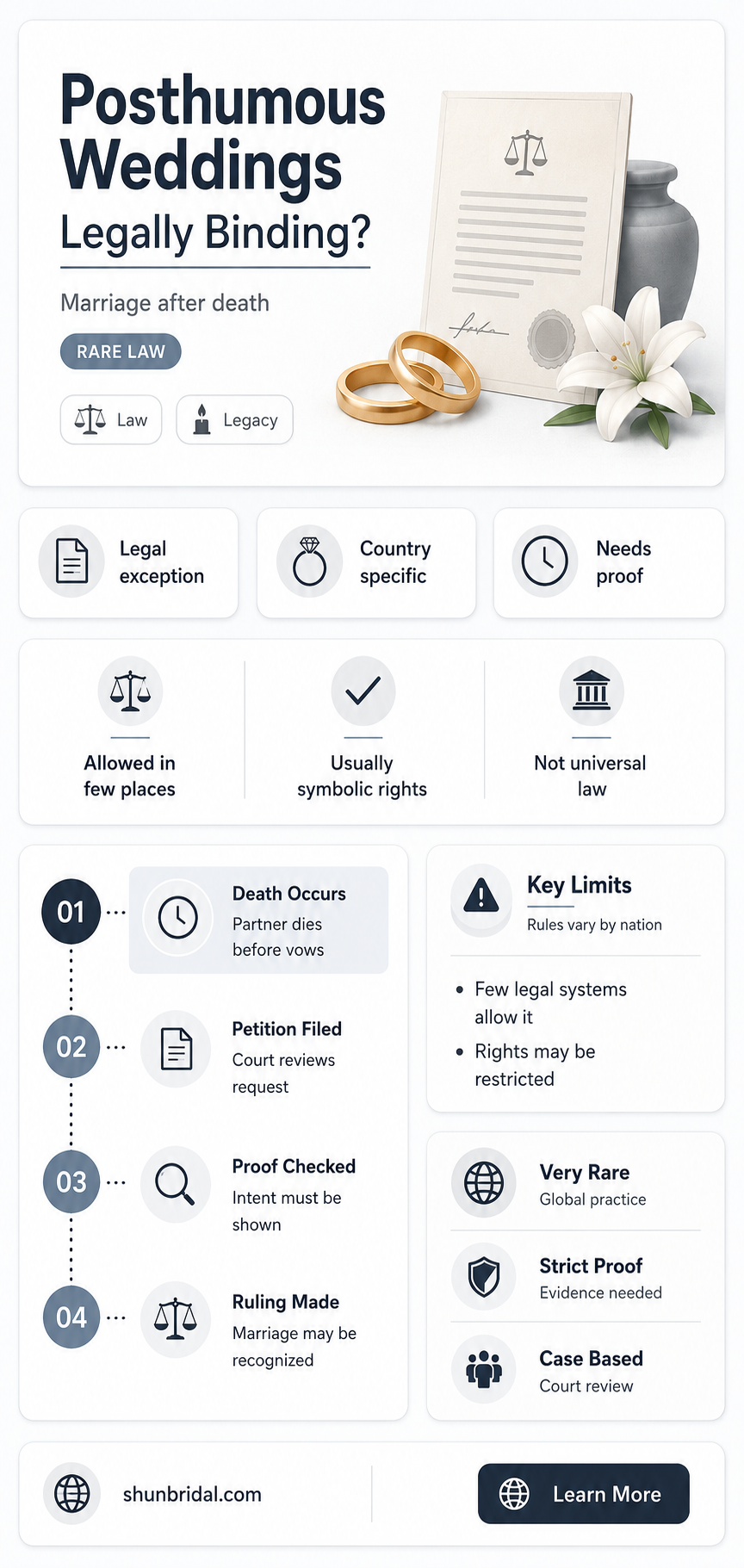 are prost mortum weddings legal