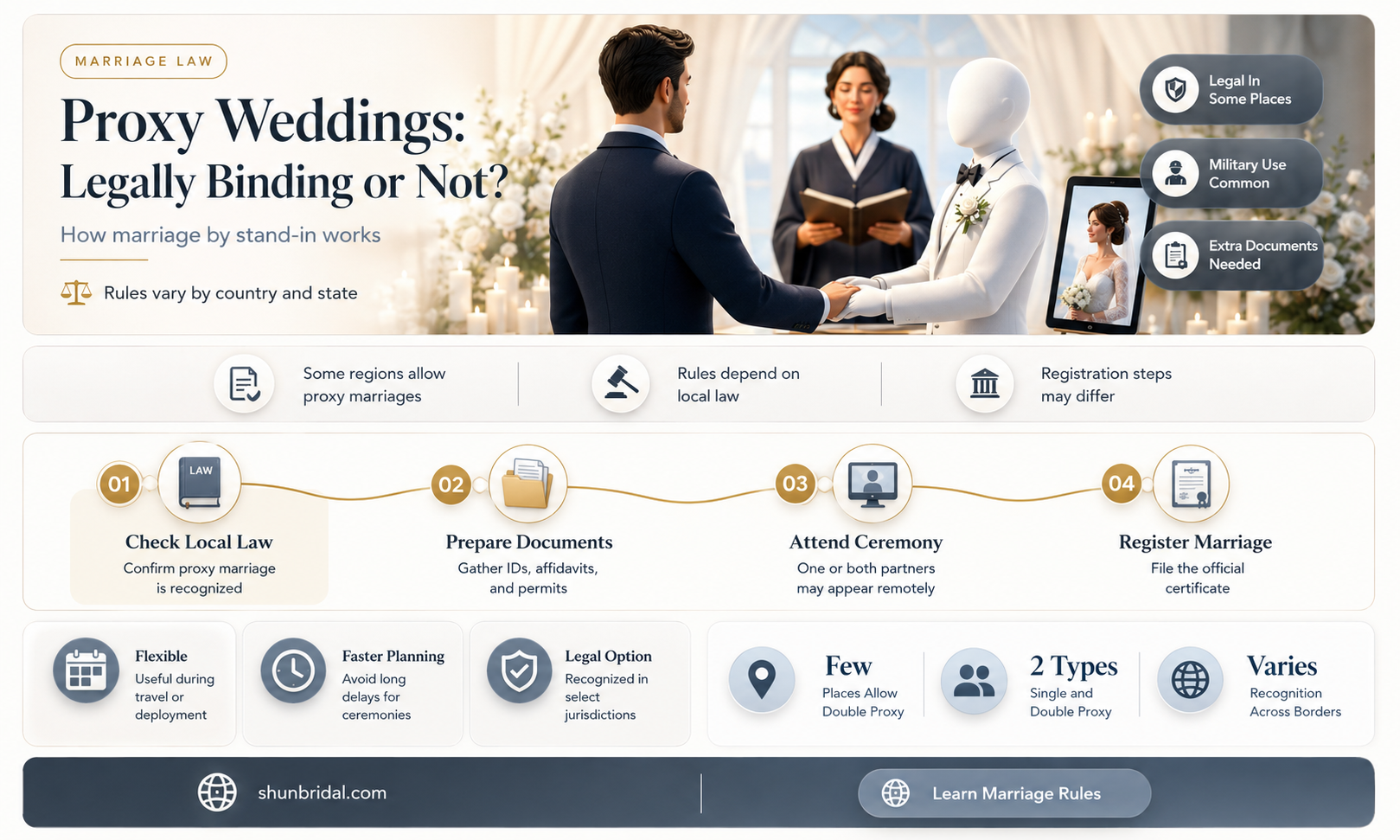 are proxy weddings legal