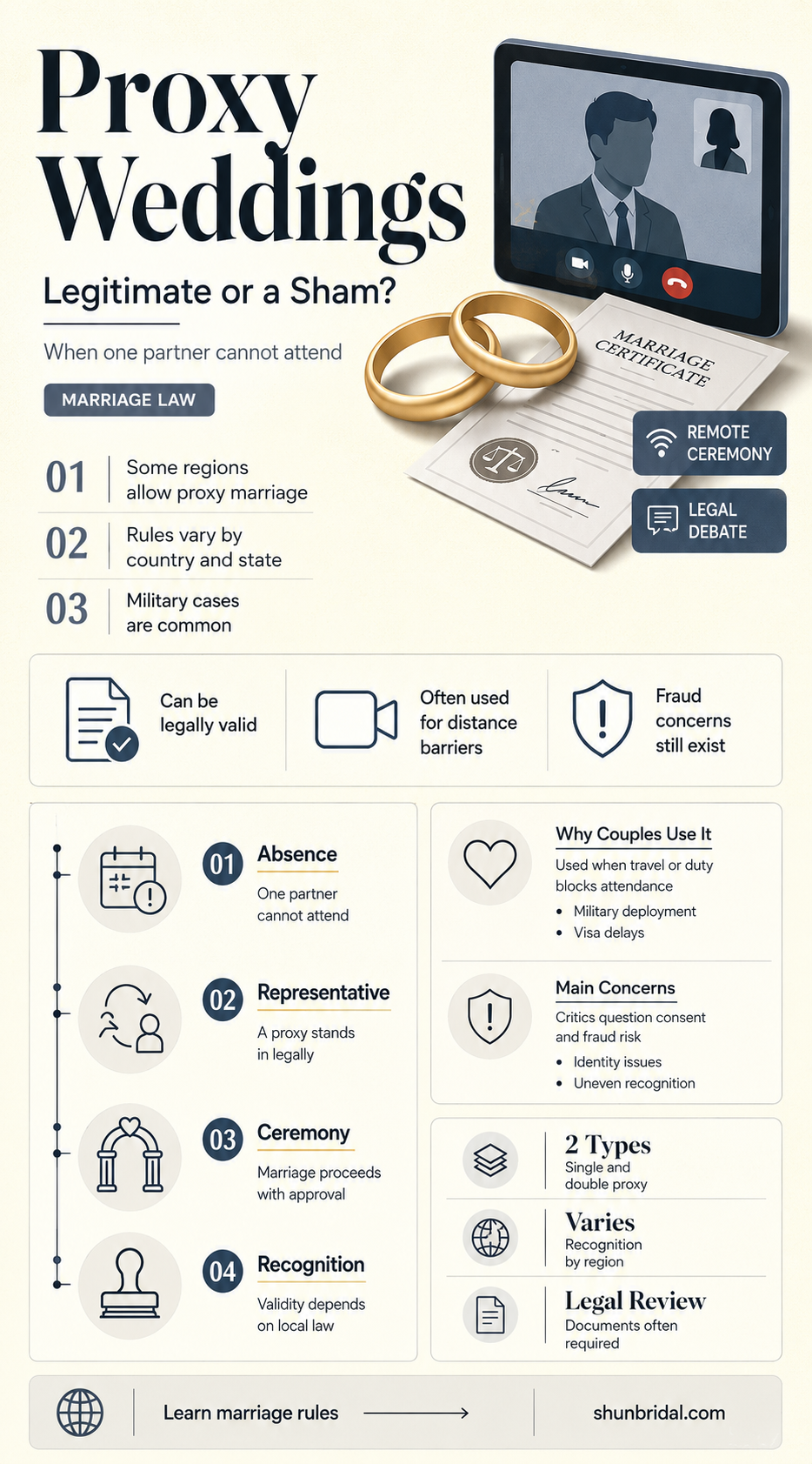 are proxy weddings real
