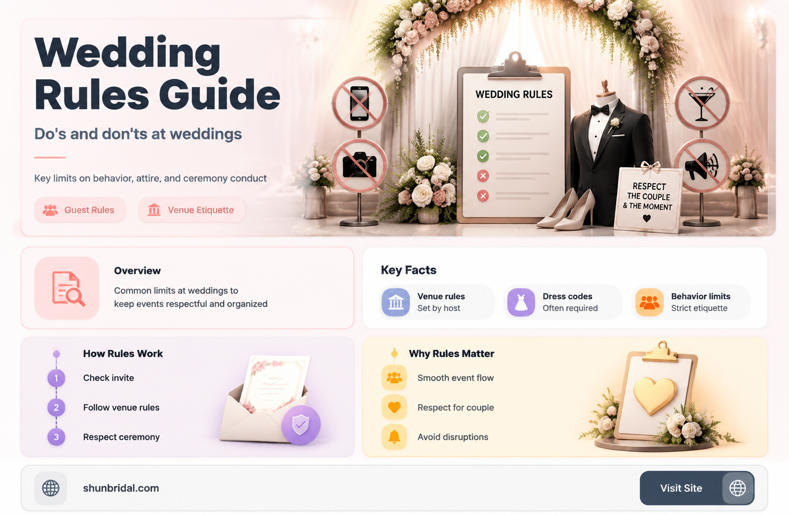 are there restrictions on weddings