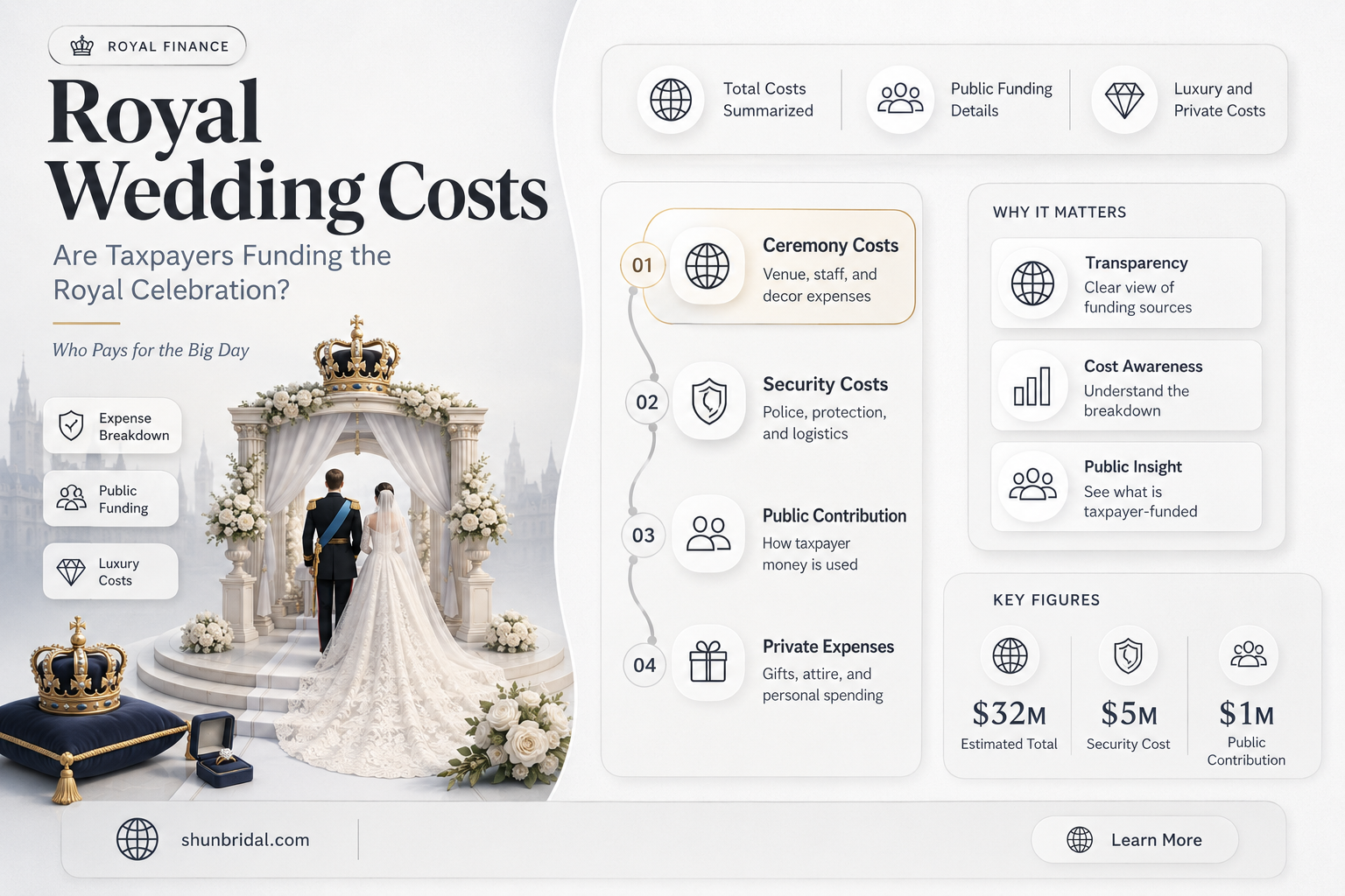 are taxes paying for the royal wedding