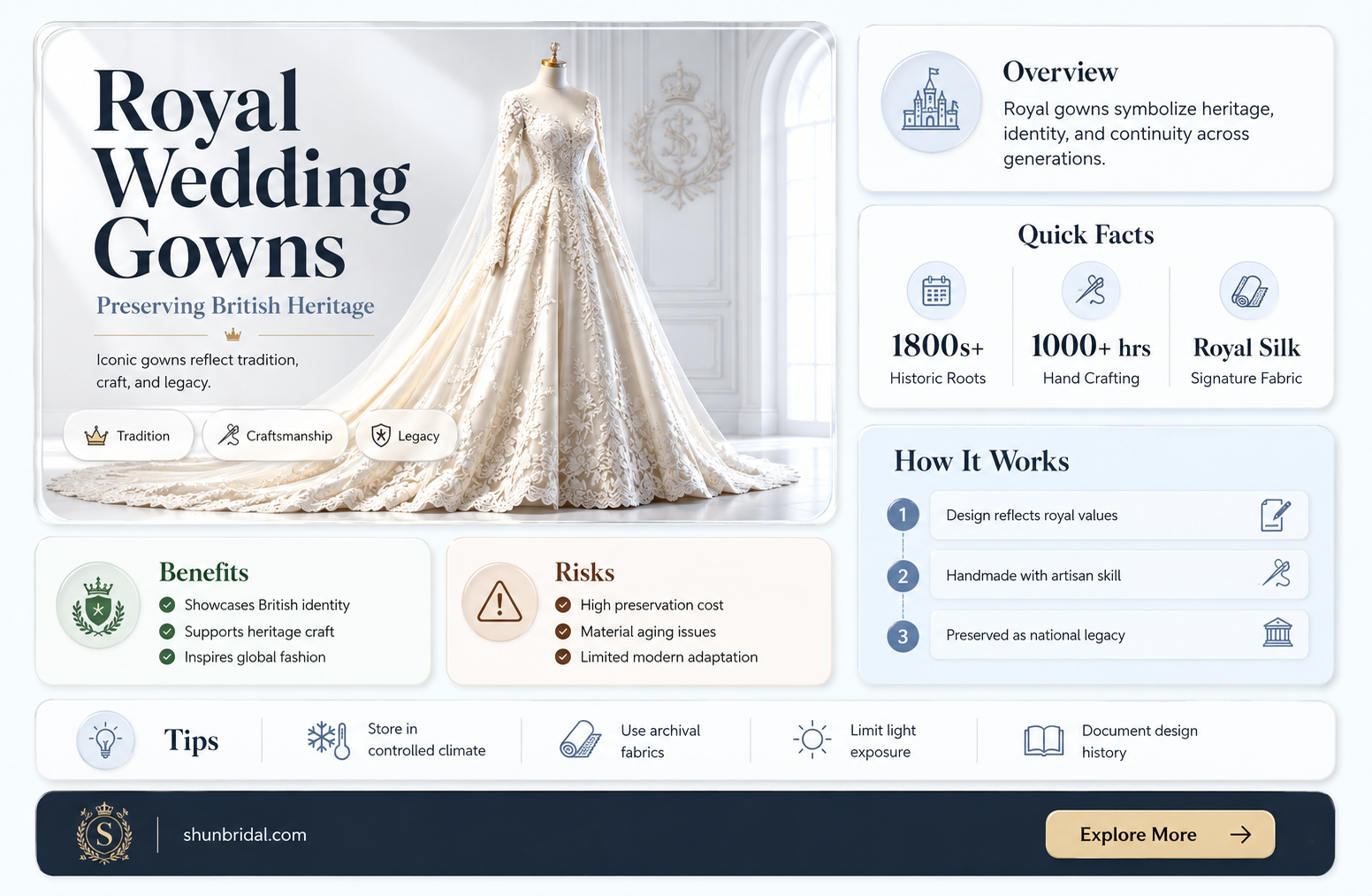 are british royal wedding dresses kept