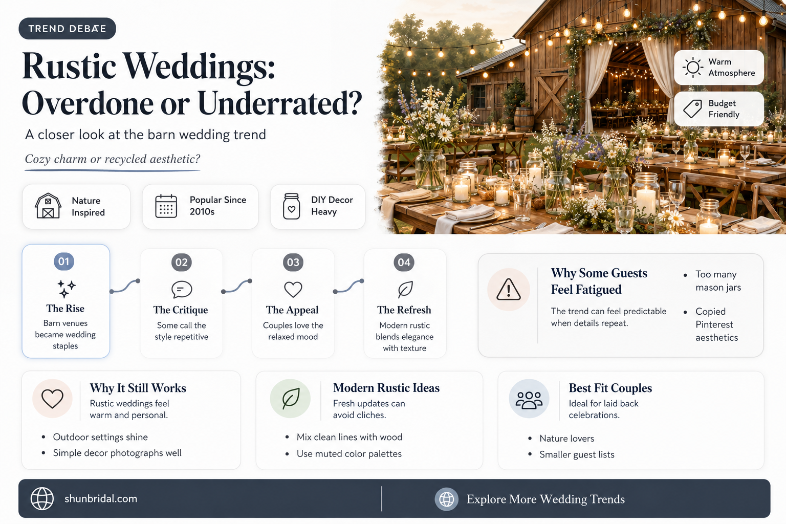 are rustic weddings overdone
