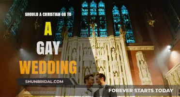 Christian Attendance at Gay Weddings: Biblical Perspective and Personal Choice