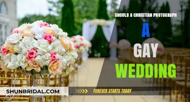 Can Christians Photograph Gay Weddings?