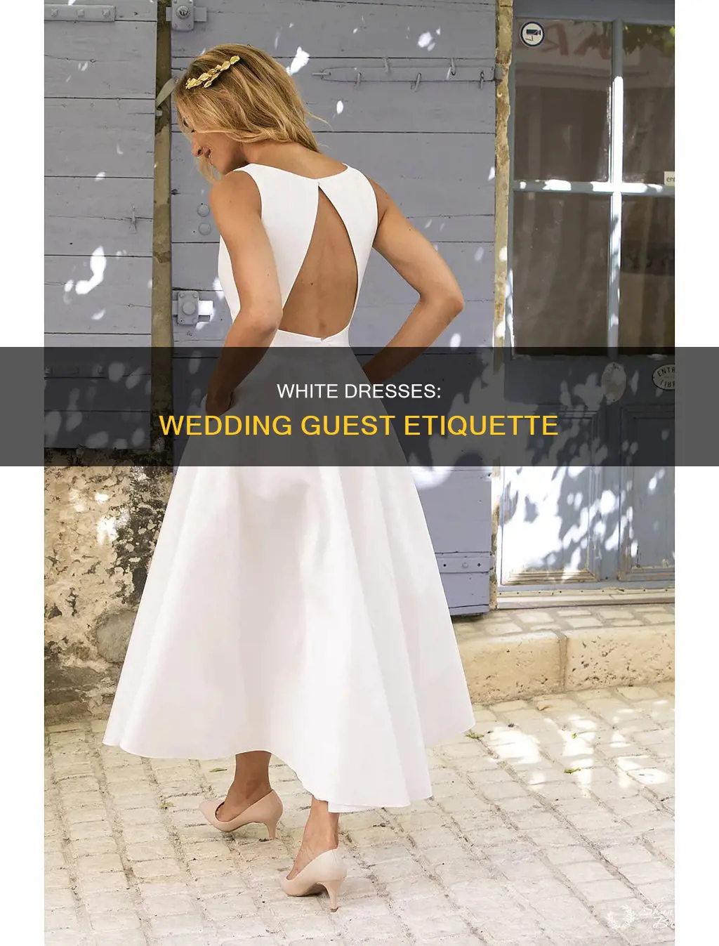 should a guest wear a white dress to a wedding