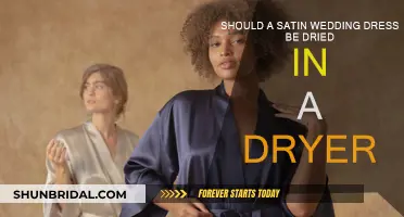 How to Dry a Satin Wedding Dress Safely