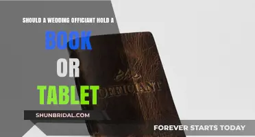 Wedding Officiant's Dilemma: Book vs. Tablet for Ceremonies