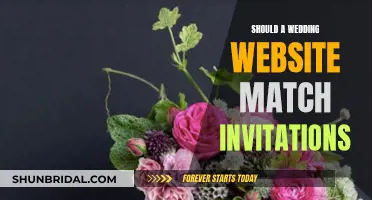 Wedding Website and Invites: Match or Mix?