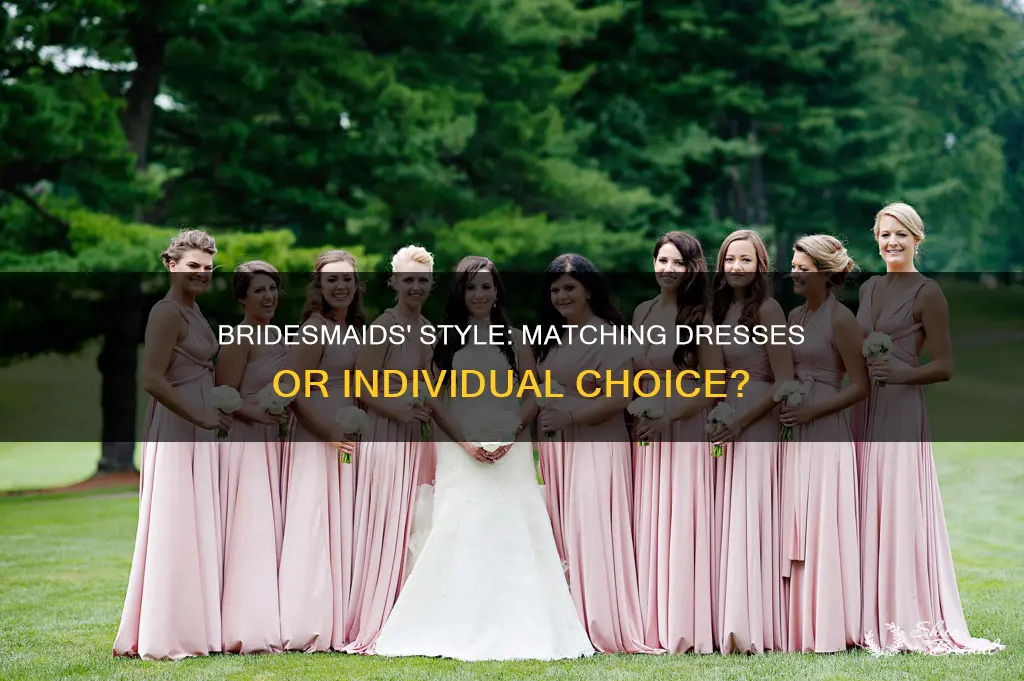 should all bridesmaids wear same dress