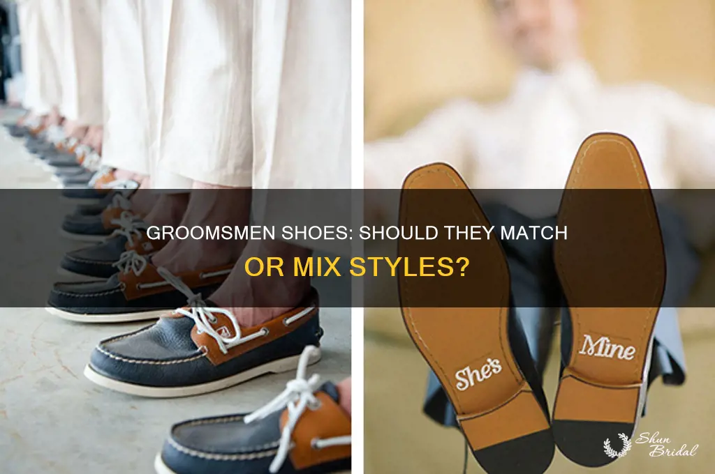 should all groomsmen wear the same shoes