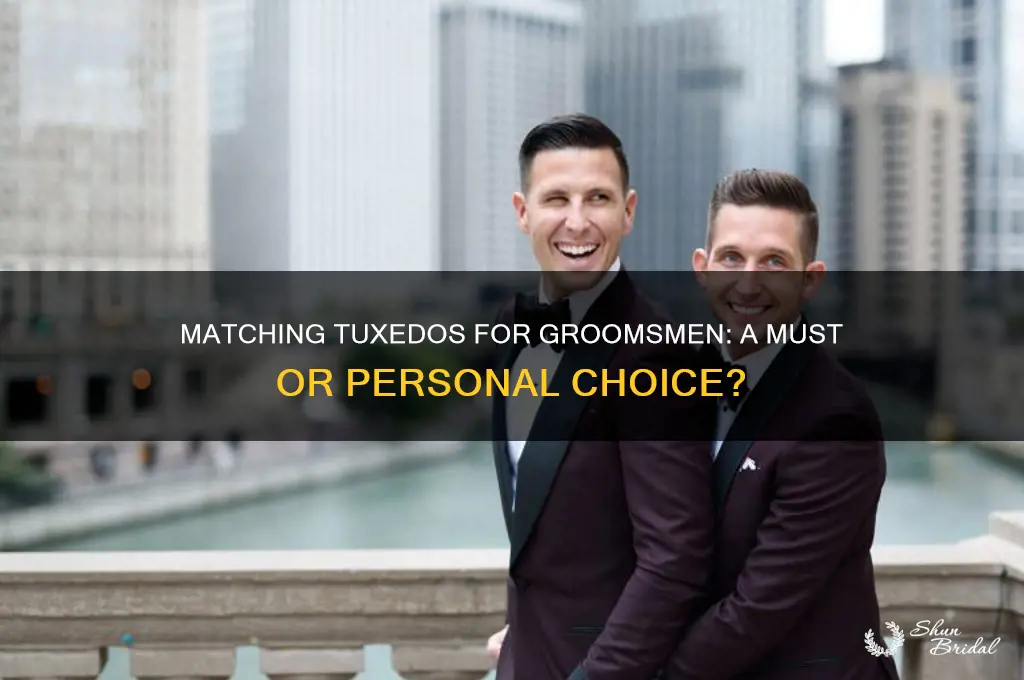 should all groomsmen wear the same tux