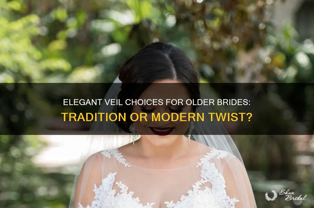 should an older bride wear a veil