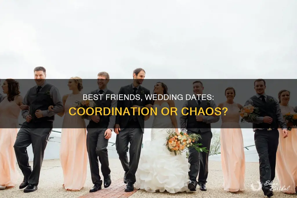 should best friends coordinate wedding date