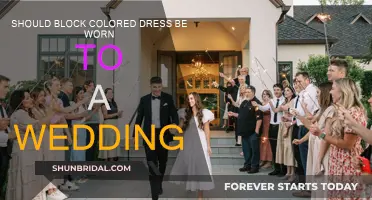 Block Color Dresses: Wedding Wear Do or Don't?