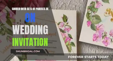 Wedding Etiquette: Parents' Names on Invitation