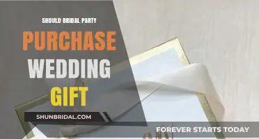 Should the Bridal Party Buy a Wedding Gift? Etiquette Explained